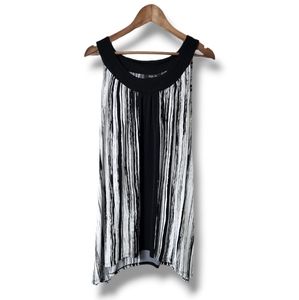 Style & Co Striped Sleeveless Tunic  | XL
